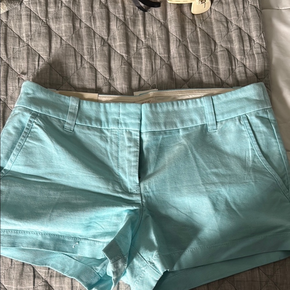 JCrew city fit size 6 Women's Aqua Shorts